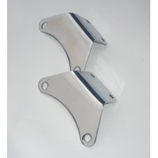 DRŽÁKY MOTORU - PÁR  (CHROMOVANÉ) - (BÉČKOVÝ CHROM)